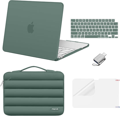 MOSISO Compatible with MacBook Neo Case 13 inch 2026 Release Model A3404 with A18 Pro Chip, Scratch-Resistant Protective Hard Shell&Puffy Sleeve Bag&Keyboard Skin&Screen Film&Type C