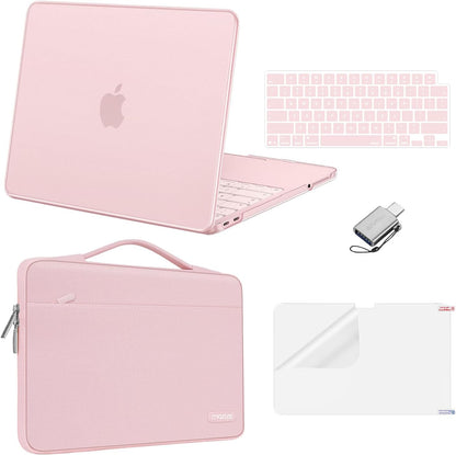 MOSISO Compatible with MacBook Neo Case 13 inch 2026 Release Model A3404 with A18 Pro Chip, Scratch-Resistant Protective Hard Shell&Sleeve Bag&Keyboard Cover&Screen Protector&Type C