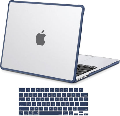 MOSISO Compatible with MacBook Air 13 inch Case M5 2026 M4 2025 M3 M2 2024-2022 A3449 A3240 A3113 A2681, 2 in 1 Kit Seamlessly Closes Reinforced TPU Surround Shell for MacBook Air 13.6, Black mysite