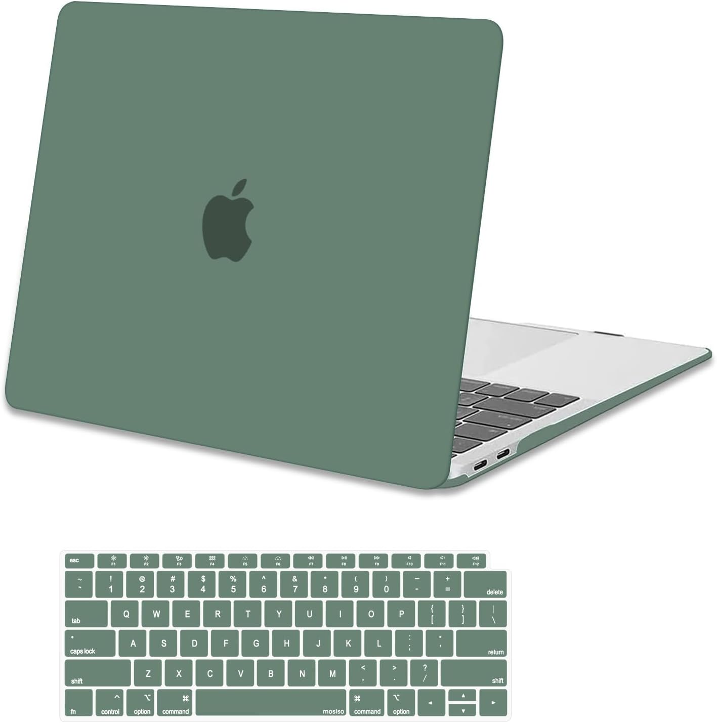 MOSISO Compatible with MacBook Air 13 inch Case M1 2021 2020 2019 2018 Release A2337 A2179 A1932 Touch ID, Plastic Hard Shell Cover&Keyboard Cover for MacBook Air 13.3 inch Case M1, Transparent mysite