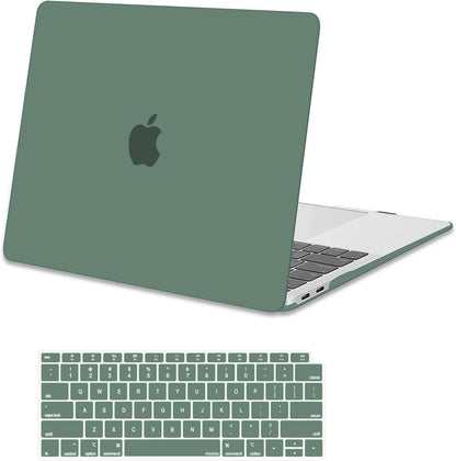 MOSISO Compatible with MacBook Air 13 inch Case M1 2021 2020 2019 2018 Release A2337 A2179 A1932 Touch ID, Plastic Hard Shell Cover&Keyboard Cover for MacBook Air 13.3 inch Case M1, Transparent mysite