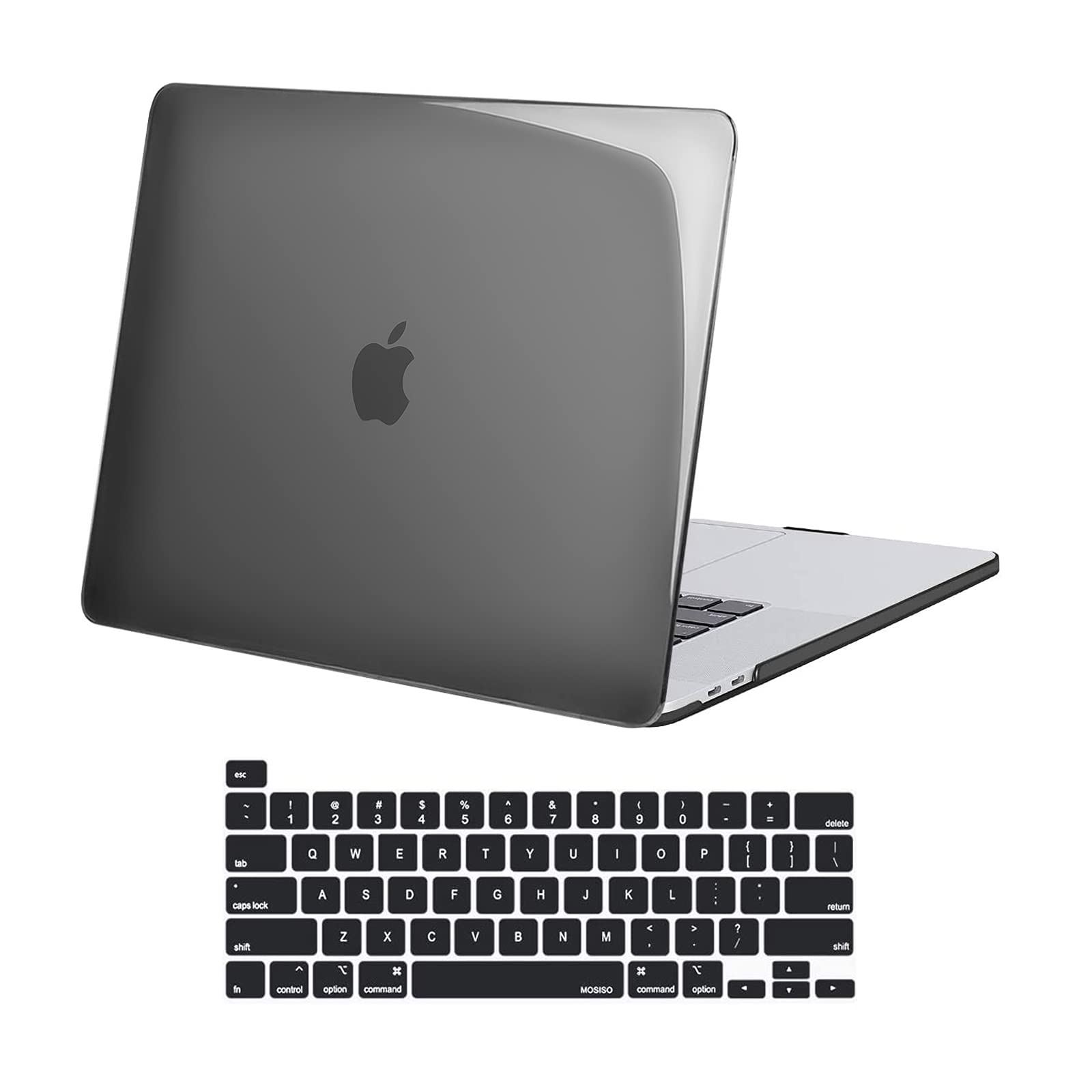 MOSISO Compatible with MacBook Pro 16 inch Case 2020 2019 Release A2141 with Touch Bar Touch ID, Ultra Slim Protective Plastic Hard Shell Case & Keyboard Cover Skin, Crystal Clear