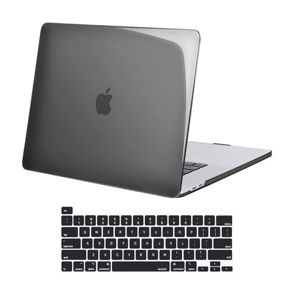 MOSISO Compatible with MacBook Pro 16 inch Case 2020 2019 Release A2141 with Touch Bar Touch ID, Ultra Slim Protective Plastic Hard Shell Case & Keyboard Cover Skin, Crystal Clear