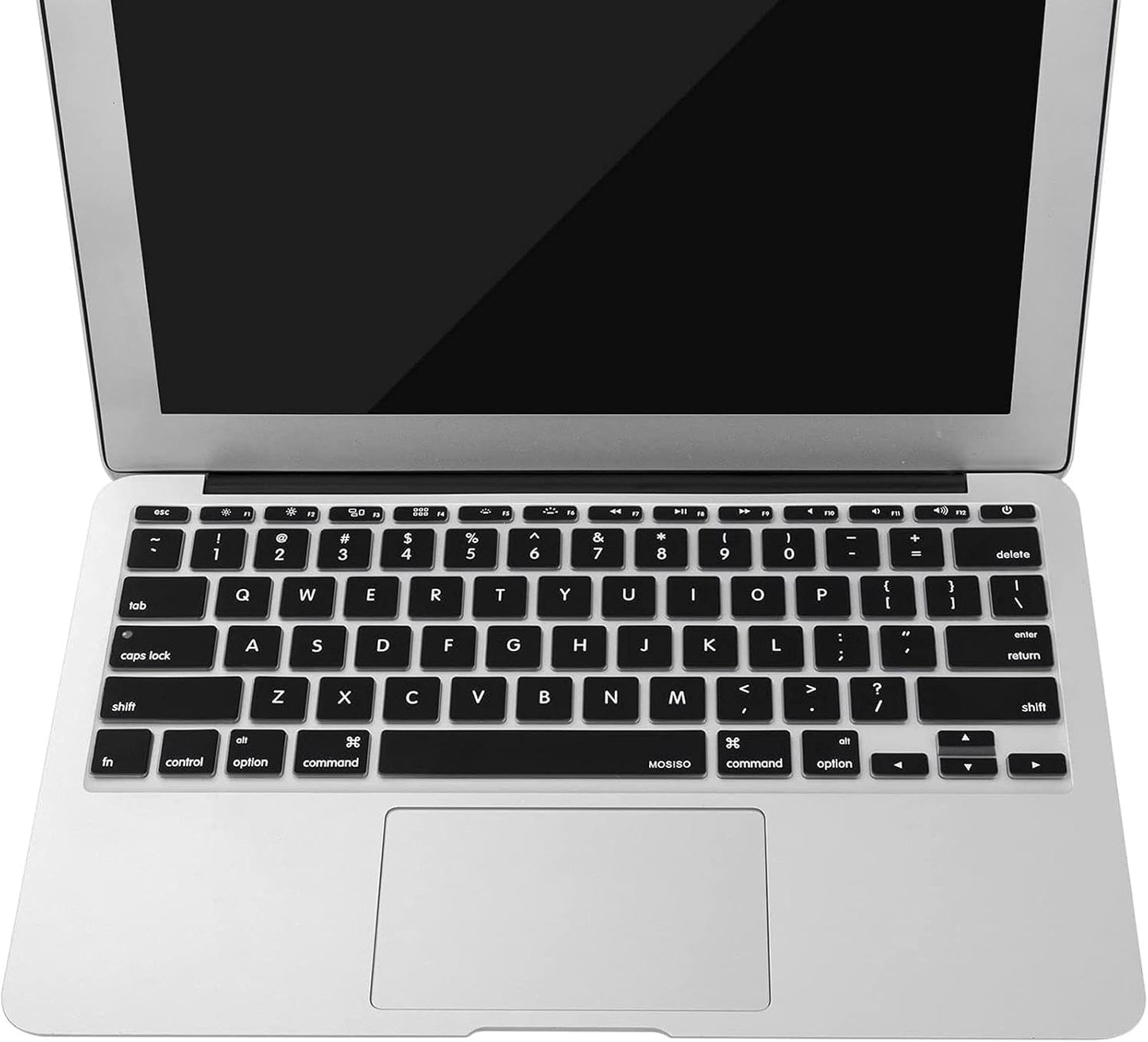 MOSISO Protective Keyboard Cover Skin Compatible with MacBook Air 11 inch A1370 A1465, Black