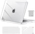 MOSISO Compatible with MacBook Air 15 inch Case M4 M3 M2 2025 2024 2023 Release A3241 A3114 A2941 with Touch ID, Plastic Hard Shell Case&Keyboard Cover&Screen Protector&Storage Bag, Crystal Clear