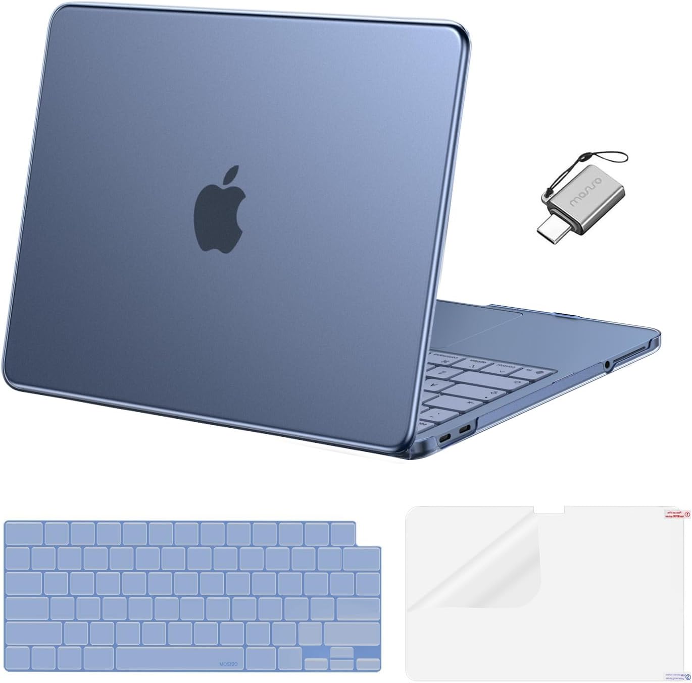 MOSISO Cover Compatible with MacBook Neo Case 13 inch 2026 Release Model A3404, Ultra-Thin Scratch & Crack Resistant Protective Hard Shell Case&TPU Keyboard Cover&Screen Film&Type C, Crystal Clear mysite