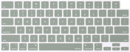 MOSISO Keyboard Cover Skin Compatible with MacBook Air 15 inch M3 A3114 M2 A2941/Air 13.6 A3113 A2681/Pro 14/16 M4 M3 M2 M1