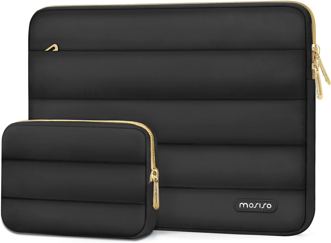 MOSISO Laptop Case 14 inch, 14 inch Puffy Laptop Sleeve Compatible with HP Lenovo Dell ASUS Acer, HP Stream, Dell Latitude, Lenovo IdeaPad, Polyester Horizontal Bag with Small Case, Antique Green mysite