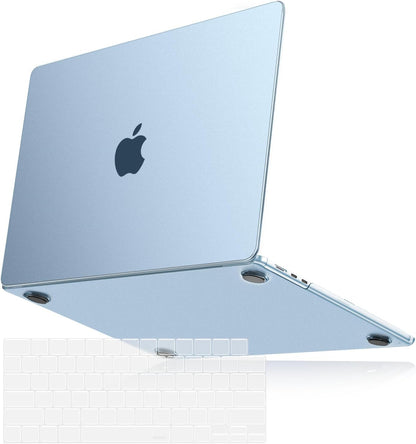 MOSISO Ultra-Thin Seamless Cover Compatible with MacBook Air 13 inch Case M2-M5 2022-2026 A3449 A3240 A3113 A2681, 2 in 1 Anti-Fingerprint Hard Shell Set