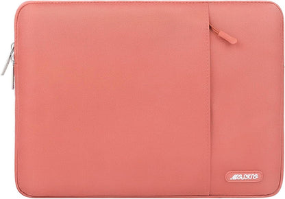 MOSISO Laptop Case 13-18.5 inch, 12.3 13 13.3 14 15 16 17.3 18.5 24 inch Laptop Sleeve Compatible with MacBook Pro 16 M5 M4 M3 M2 M1, HP Acer Dell Lenovo ASUS, Polyester Vertical Computer Sleeve Bag with Pocket, Black