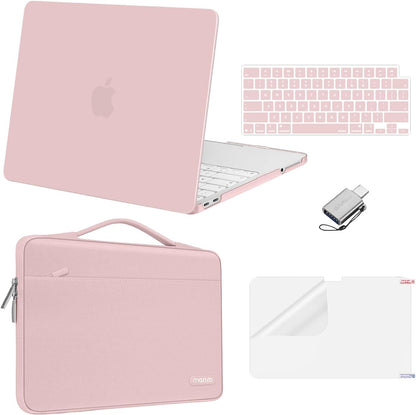 MOSISO Compatible with MacBook Neo Case 13 inch 2026 Release Model A3404 with A18 Pro Chip, Scratch-Resistant Protective Hard Shell&Sleeve Bag&Keyboard Cover&Screen Protector&Type C