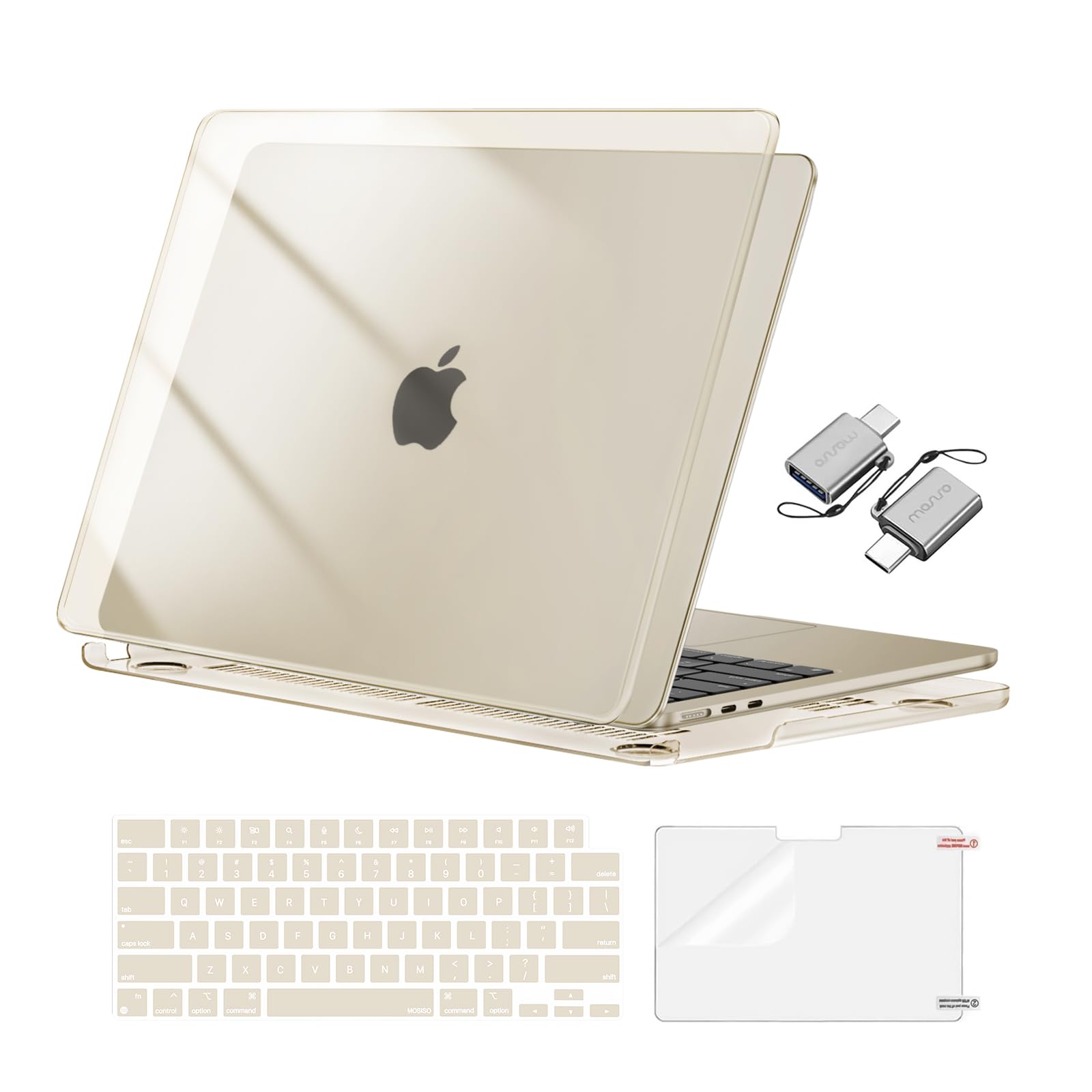 MOSISO Compatibel met MacBook Air 13 inch hoesje 2025 MOSISO Compatibel met MacBook Air 13 inch hoesje 2025