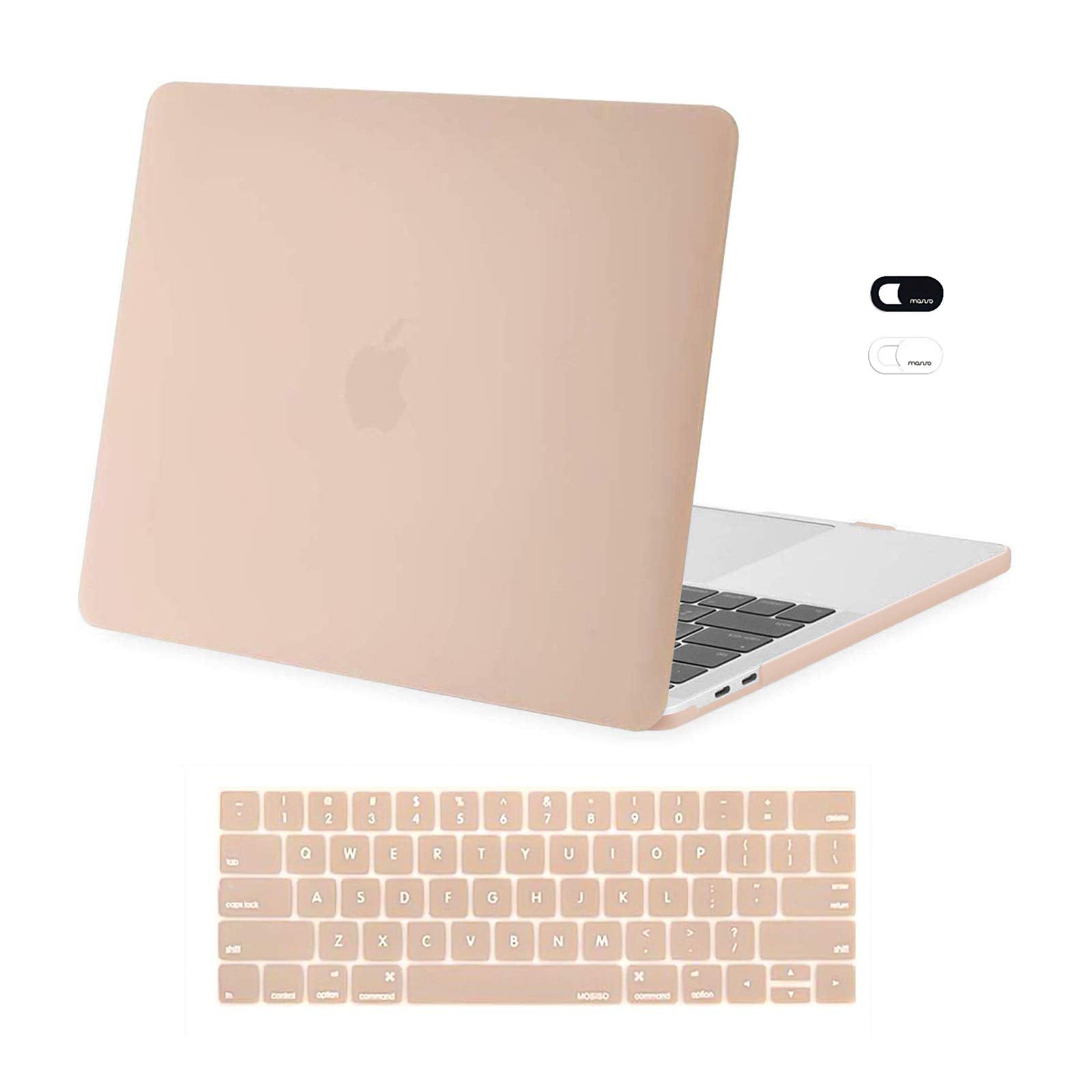 MOSISO Compatible with MacBook Pro 13 inch Case M2 2025, 2024, 2023-2016 A2338 M1 A2251 A2289 A2159 A1989 A1708 A1706, Plastic Hard Case&Keyboard Skin&Webcam Cover for MacBook Pro 13.3, Lavender Gray