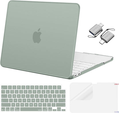 MOSISO Crack-Resistant Cover Compatible with MacBook Neo Case 13 inch 2026 Release Model A3404 with A18 Pro Chip, Protective Hard Shell&Keyboard Cover&Screen Film&Type C