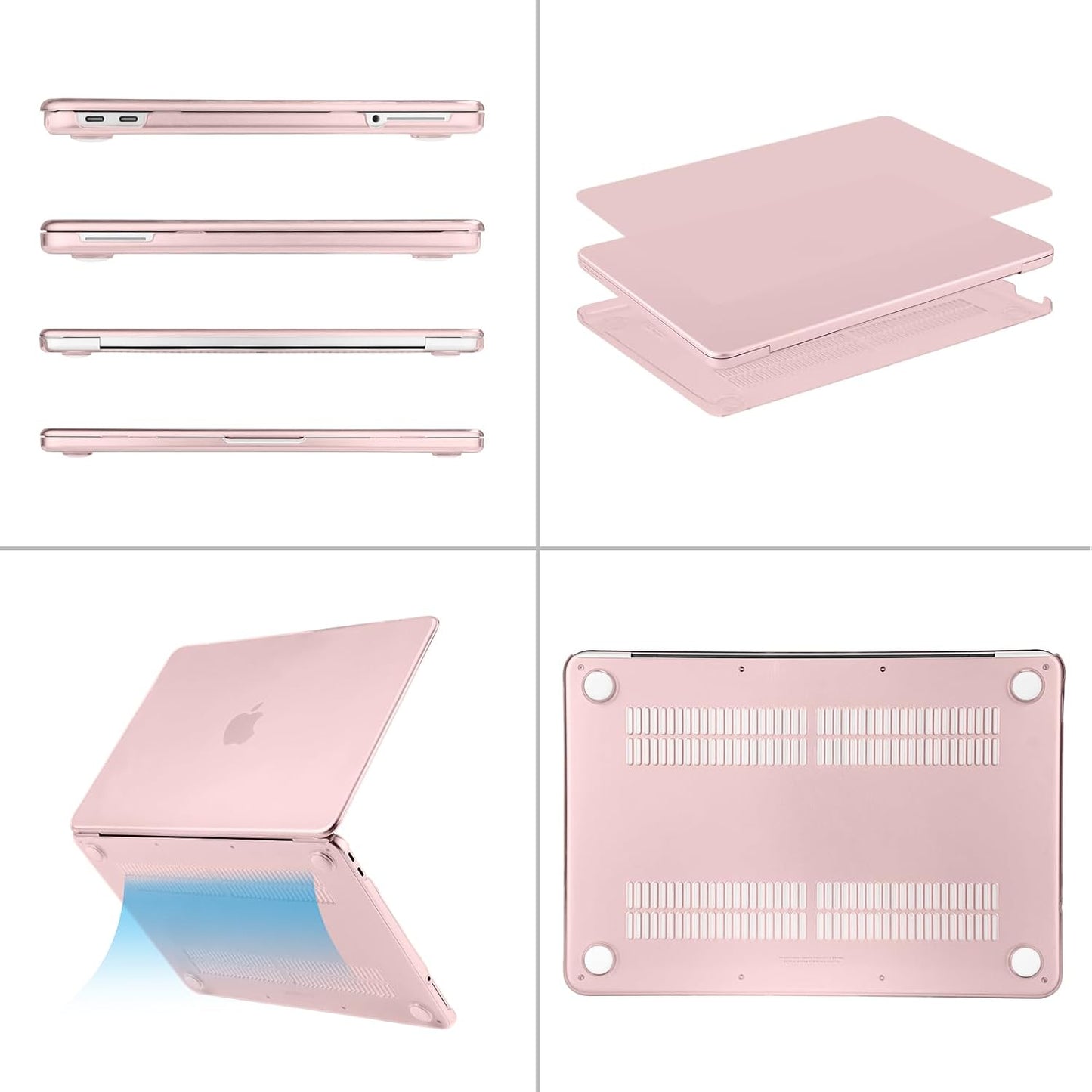 MOSISO Crack-Resistant Cover Compatible with MacBook Neo Case 13 inch 2026 Release Model A3404 with A18 Pro Chip, Protective Hard Shell&Keyboard Cover&Screen Film&Type C