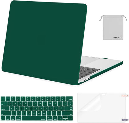 MOSISO Compatible with MacBook Pro 13 inch Case M2 2026 2025 2024 2023 2022-2016 A2338 M1 A2251 A2289 A2159 A1989 A1708 A1706,Plastic Hard Shell&Keyboard Cover&Screen Film&Storage Bag, Black