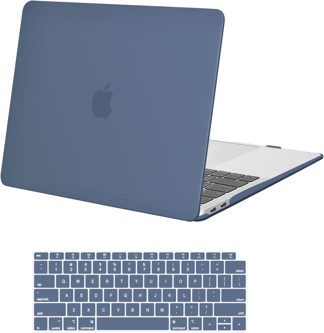 MOSISO Compatible with MacBook Air 13 inch Case M1 2021 2020 2019 2018 Release A2337 A2179 A1932 Touch ID, Plastic Hard Shell Cover&Keyboard Cover for MacBook Air 13.3 inch Case M1, Transparent mysite