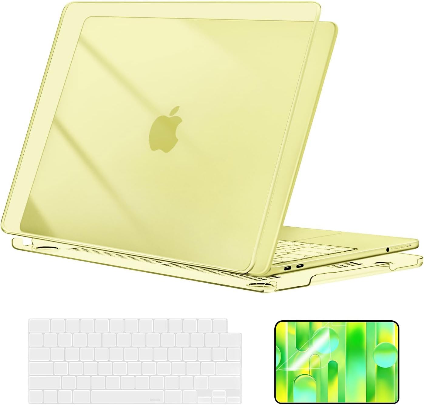 MOSISO Compatible with MacBook Neo Case 13 inch 2026 Release Model A3404 with A18 Pro Chip, Ultra-Thin Protective Crystal Hard Shell Case&Keyboard Cover&Screen Protector, Clear mysite