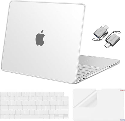 MOSISO Crack-Resistant Cover Compatible with MacBook Neo Case 13 inch 2026 Release Model A3404 with A18 Pro Chip, Protective Hard Shell&Keyboard Cover&Screen Film&Type C