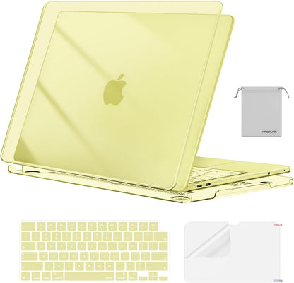 MOSISO Compatible with MacBook Neo Case 13 inch 2026 Release Model A3404 with A18 Pro Chip, 4 in 1 Kit Precision Fit Crack & Scratch Resistant Protective Hard Shell Case Cover, Crystal Clear mysite
