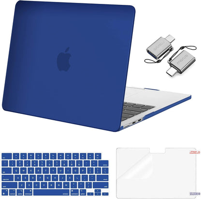 MOSISO Compatible with MacBook Air 13 inch Case M2-M5 2022-2026 A3449 A3240 A3113 A2681, 3 in 1 Heavy Duty Crack Resistant Hard Case with TPU Bumper