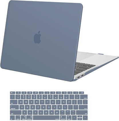 MOSISO Compatible with MacBook Air 13 inch Case M1 2021 2020 2019 2018 Release A2337 A2179 A1932 Touch ID, Plastic Hard Shell Cover&Keyboard Cover for MacBook Air 13.3 inch Case M1, Transparent mysite