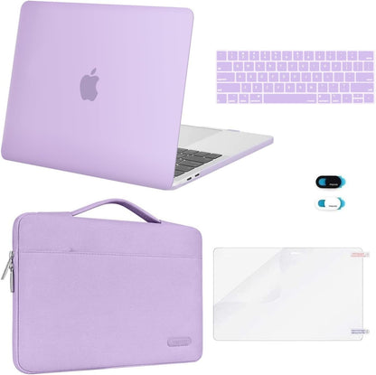 MOSISO Compatible with MacBook Pro 13 inch Case M2 2026, 2025, 2024-2016 A2338 M1 A2251 A2289 A2159 A1989 A1708 A1706, Plastic Hard Case&Bag&Keyboard Skin&Webcam Cover&Screen Protector, Avocado Green
