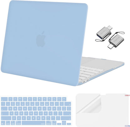 MOSISO Crack-Resistant Cover Compatible with MacBook Neo Case 13 inch 2026 Release Model A3404 with A18 Pro Chip, Protective Hard Shell&Keyboard Cover&Screen Film&Type C