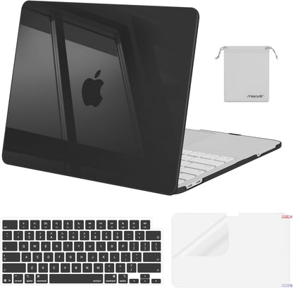 MOSISO Compatible with MacBook Neo Case 13 inch 2026 Release Model A3404 with A18 Pro Chip, 4 in 1 Kit Precision Fit Crack & Scratch Resistant Protective Hard Shell Case Cover, Crystal Clear mysite