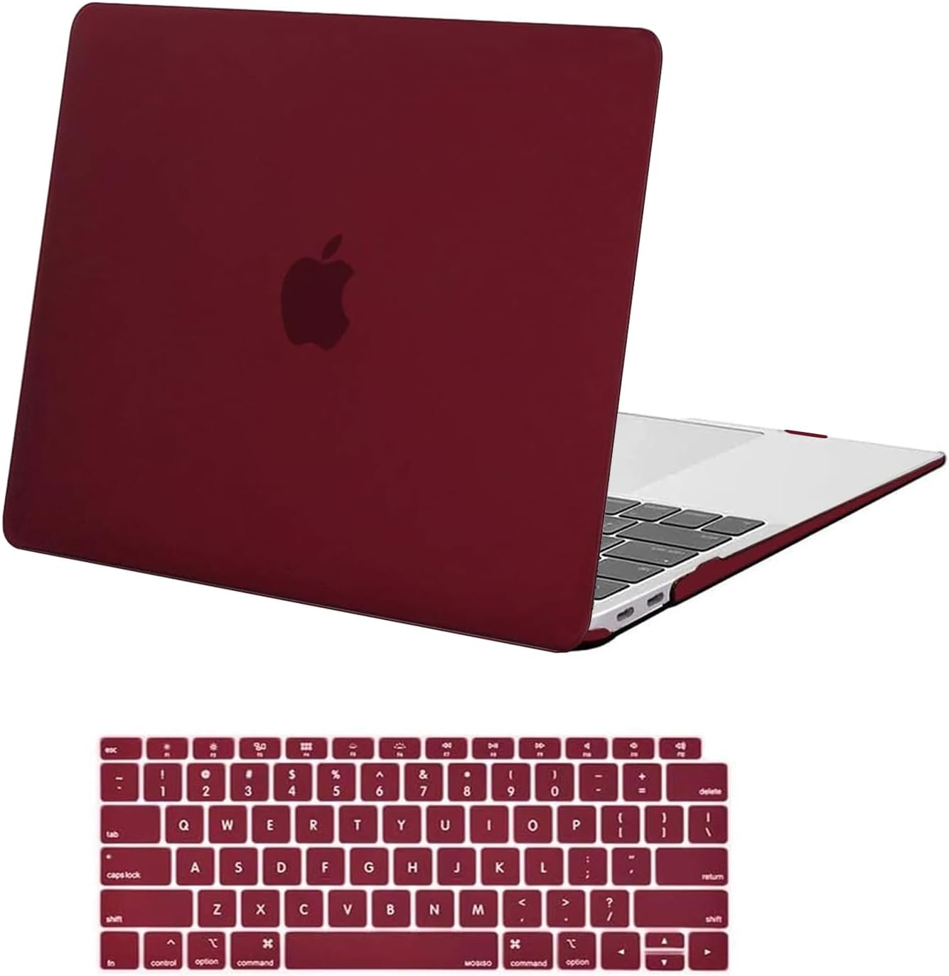MOSISO Compatible with MacBook Air 13 inch Case M1 2021 2020 2019 2018 Release A2337 A2179 A1932 Touch ID, Plastic Hard Shell Cover&Keyboard Cover for MacBook Air 13.3 inch Case M1, Transparent mysite