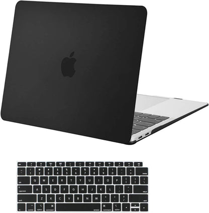 MOSISO Compatible with MacBook Air 13 inch Case M1 2021 2020 2019 2018 Release A2337 A2179 A1932 Touch ID, Plastic Hard Shell Cover&Keyboard Cover for MacBook Air 13.3 inch Case M1, Transparent mysite
