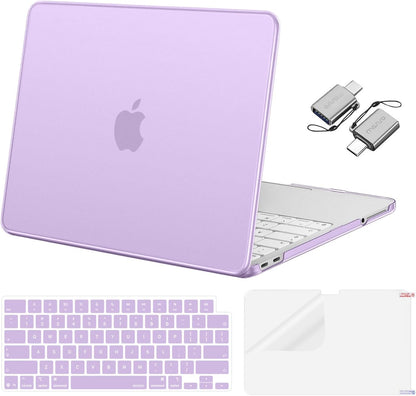MOSISO Crack-Resistant Cover Compatible with MacBook Neo Case 13 inch 2026 Release Model A3404 with A18 Pro Chip, Protective Hard Shell&Keyboard Cover&Screen Film&Type C
