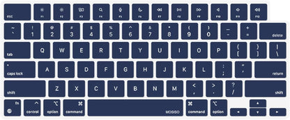 MOSISO Keyboard Cover Skin Compatible with MacBook Air 15 inch M3 A3114 M2 A2941/Air 13.6 A3113 A2681/Pro 14/16 M4 M3 M2 M1