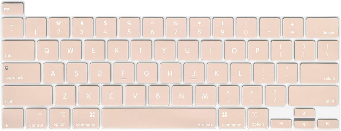 MOSISO Keyboard Cover Compatible with MacBook Pro 13 inch M2 2023, 2022, 2021 2020 M1 A2338 A2289 A2251&Compatible with MacBook Pro 16 2020 2019 A2141 Touch ID,Protective Silicone Skin, Airy Blue