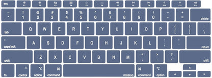 MOSISO Keyboard Cover Compatible with MacBook Air 13 inch 2022 2021 2020 Release A2337 M1 A2179 Retina Display with Touch ID Backlit Magic Keyboard, Waterproof Protective Silicone Skin, Black