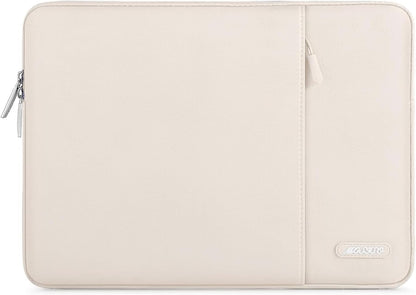 MOSISO Laptop Case 13-18.5 inch, 12.3 13 13.3 14 15 16 17.3 18.5 24 inch Laptop Sleeve Compatible with MacBook Pro 16 M5 M4 M3 M2 M1, HP Acer Dell Lenovo ASUS, Polyester Vertical Computer Sleeve Bag with Pocket, Black