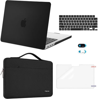 MOSISO Compatible with MacBook Pro 14 inch Case M5-M1 2026-2021 A3427 A3426 A3434 A3112 A3185 A3401 A2918 A2992 A2779 A2442, Case&Bag&Keyboard Skin&Webcam Cover&ScreenFilm