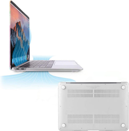 MOSISO Compatible with MacBook Air 13 inch Case 2022 2021 2020 2019 2018 Release A2337 M1 A2179 A1932 Retina Display Touch ID, Plastic Pattern Hard Shell&Keyboard Cover&Screen Protector, Graffiti Art