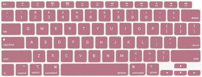 MOSISO Keyboard Cover Compatible with MacBook Air 13 inch 2022 2021 2020 Release A2337 M1 A2179 Retina Display with Touch ID Backlit Magic Keyboard, Waterproof Protective Silicone Skin, Black