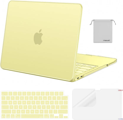 MOSISO Compatible with MacBook Neo Case 13 inch 2026 Release Model A3404 with A18 Pro Chip, 4 in 1 Kit Precision Fit Crack & Scratch Resistant Protective Hard Shell Case Cover, Crystal Clear mysite