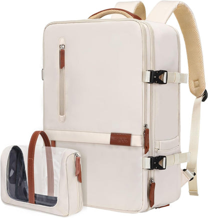 MOSISO Travel Backpack, 40L Carry on Laptop Backpack, 17-17.3 inch Airline Approved Luggage Bag with USB Port&Hidden Shoulder Strap, Casual Daypack with Toiletry Bag&Shoe Pocket