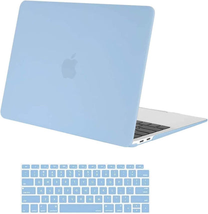 MOSISO Compatible with MacBook Air 13 inch Case M1 2021 2020 2019 2018 Release A2337 A2179 A1932 Touch ID, Plastic Hard Shell Cover&Keyboard Cover for MacBook Air 13.3 inch Case M1, Transparent mysite