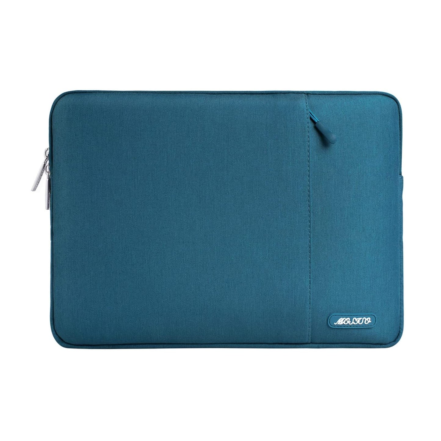 MOSISO Polyester Vertical Laptop Sleeve with Front Pocket, 12.3-18.5 Inch Universal Fit for MacBook Pro 16 M1/M2/M3/M4/M5, HP Dell Lenovo Acer Asus, Compatible with MacBook Neo, Dozens of Colors Available