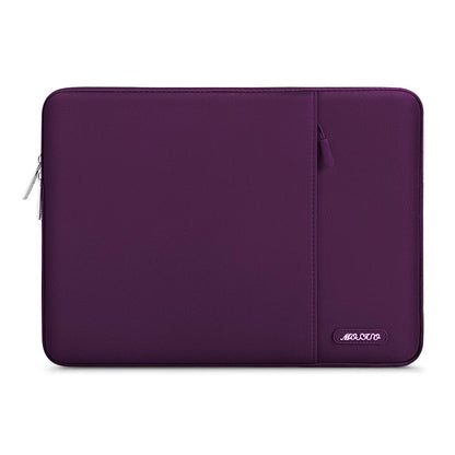 MOSISO Polyester Vertical Laptop Sleeve with Front Pocket, 12.3-18.5 Inch Universal Fit for MacBook Pro 16 M1/M2/M3/M4/M5, HP Dell Lenovo Acer Asus, Compatible with MacBook Neo, Dozens of Colors Available