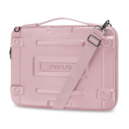 MOSISO Hard Shell Laptop Case Sleeve, 15.6-17.3 inch Computer Bag Compatible with MacBook Air 15/Pro 16,HP,Dell,Lenovo,Asus, Notebook, Abstract Geometric Waterproof Carrying Case Bag with Strap, Black iMosiso