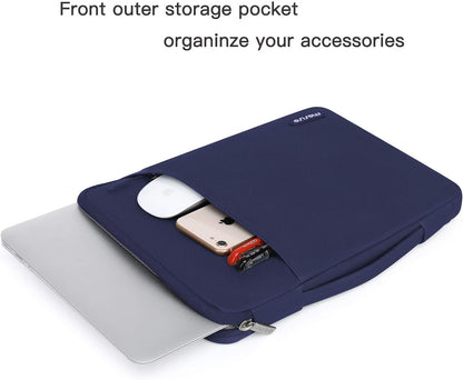 MOSISO Compatible with MacBook Air 13 inch Case 2022 2021 2020 2019 2018 Release A2337 M1 A2179 A1932 Retina Display Touch ID, Plastic Hard Shell&360 Protective Sleeve Bag&Keyboard Skin, Navy Blue iMosiso