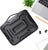 MOSISO 13-16 inch Laptop Hard Case, Waterproof Shockproof Computer Bag Compatible with MacBook HP Dell, Mechanical Geometric EVA Carrying Sleeve Laptop Case Hard Shell with Handle, Black