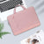 MOSISO Laptop Sleeve Bag Compatible with MacBook Air/Pro,13-13.3 inch Notebook, Compatible with MacBook Pro 14 inch 2023-2021 A2779 M2 A2442 M1 with Handle&Vertical Pocket&PU Leather Bottom&Belt, Pink