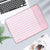 MOSISO Laptop Sleeve Compatible with MacBook Air/Pro, 13-13.3 inch Notebook, Compatible with MacBook Pro 14 inch 2023-2021 A2779 M2 A2442 M1, Horizontal Stripe PU Leather Bag with Small Purse, Pink