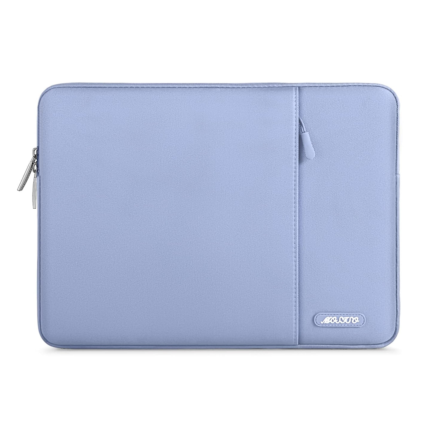 MOSISO Polyester Vertical Laptop Sleeve with Front Pocket, 12.3-18.5 Inch Universal Fit for MacBook Pro 16 M1/M2/M3/M4/M5, HP Dell Lenovo Acer Asus, Compatible with MacBook Neo, Dozens of Colors Available